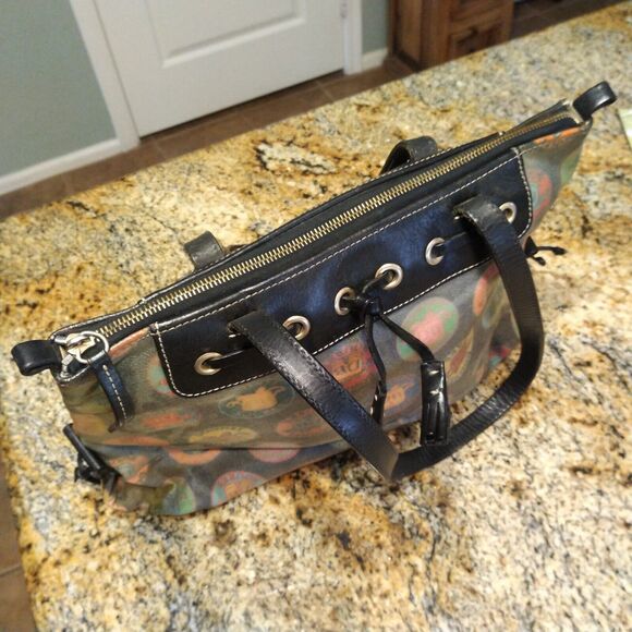 Dooney and Bourke Womens Monogram Hand Bag Multicolor - Picture 6 of 11